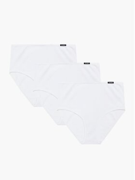 Atlantic Atlantic Figi klasyczne z wysokim stanem folded elastic maxi Biały