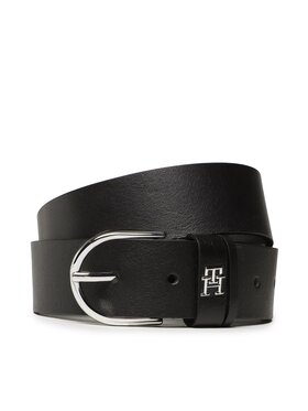 Tommy Hilfiger Tommy Hilfiger Dámsky opasok Th Timeless 3.5 AW0AW14941 Čierna