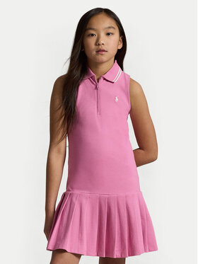 Polo Ralph Lauren Polo Ralph Lauren Φόρεμα καθημερινό 313965016001 Ροζ Slim Fit