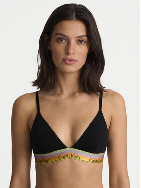Calvin Klein Swimwear Calvin Klein Swimwear Bikini pezzo sopra LV00QF8865 Nero