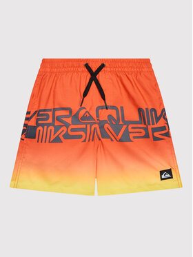 Quiksilver Quiksilver Plavecké šortky Word block 14" EQBJV03403 Červená Regular Fit