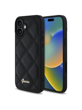 Guess Guess Etui na telefon Apple iPhone 16 Czarny