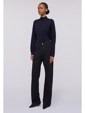 Trussardi Trussardi Pantaloni di tessuto P7009100284N034 Nero Over Fit
