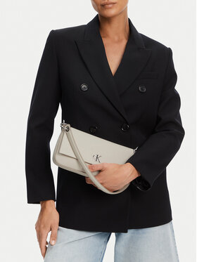 Calvin Klein Jeans Calvin Klein Jeans Дамска чанта Minimal Monogram Shoulder Pouch LV04K3161G Бял