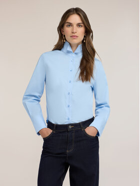 Motivi Motivi Koszula 5046Q001057N004 Turkusowy Slim Fit