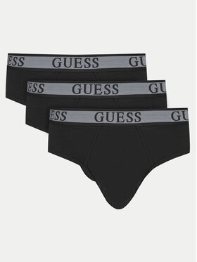Guess Guess Sada 3 kusů slipů U5GG09 K6YW1 Černá