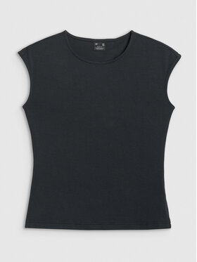 4F 4F T-Shirt ESSENTIAL 4 Czarny Slim Fit