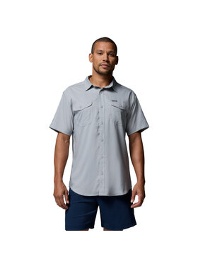 Columbia Columbia Koszula Utilizer II Solid Short Sleeve Shirt Szary Regular Fit