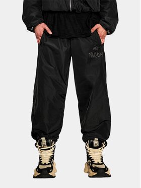 MADE BY SOCIETY MADE BY SOCIETY Spodnie materiałowe RUNOFF - P17592 Czarny Basic Fit