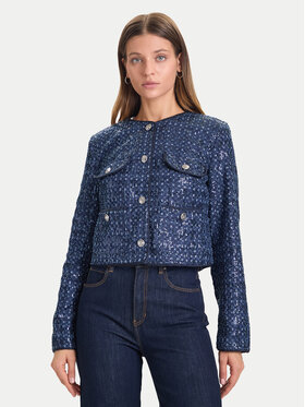 Guess Guess Marynarka W5BN0C D0771 Granatowy Regular Fit