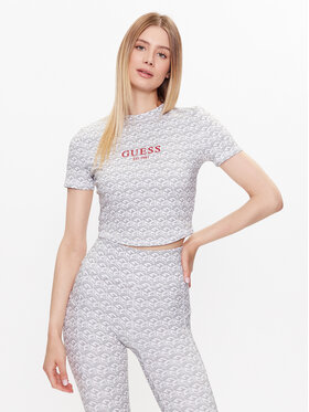 Guess Guess Top V3YP15 MC03W Szary Slim Fit