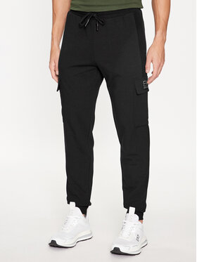 EA7 Emporio Armani EA7 Emporio Armani Spodnie dresowe 6RPP86 PJ9FZ 1200 Czarny Regular Fit