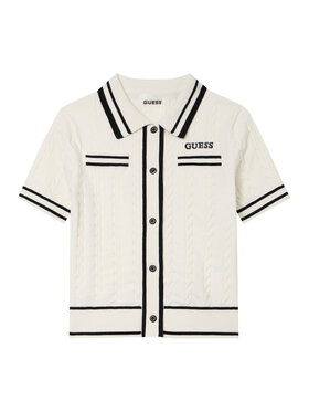 Guess Guess Sveter J6RR16 Z4652 Biela Regular Fit