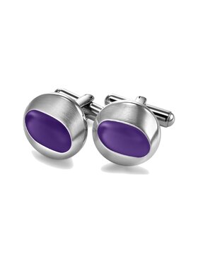 Breil Breil Spinki do mankietów CUFFLINK Fioletowy