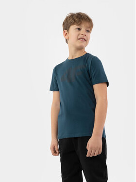 4F 4F Tričko 4FJMM00TTSHM641-31S Modrá Regular Fit