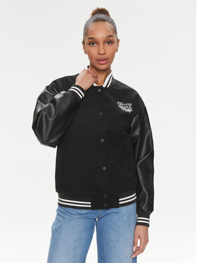 Vans Vans Kurtka bomber Varsity Club Bomber VN000GJR Czarny Regular Fit