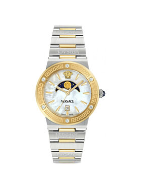 Versace Versace Zegarek VE7G00524 Srebrny