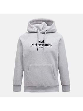 Peak Performance Peak Performance Bluza Original Hood Szary Regular Fit