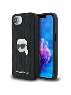 KARL LAGERFELD KARL LAGERFELD Etui na telefon Apple iPhone 16e Czarny