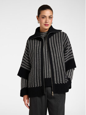 Elena Mirò Elena Mirò Cardigan S604E003748N0A1 Nero Over Fit