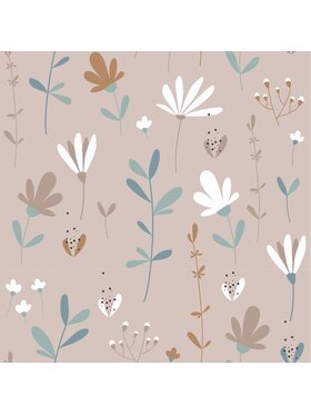 Dekornik Dekornik Tapeta SIMPLE Scandinavian Spring Meadow Brązowy