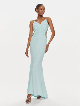 Rinascimento Rinascimento Vakarinė suknelė CFC0117706003 Žalia Slim Fit
