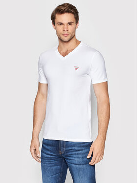 Guess Guess T-Shirt M2YI32 J1311 Λευκό Super Slim Fit