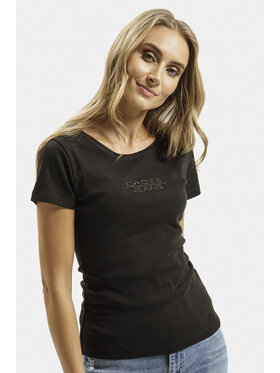 Cross Jeans Cross Jeans T-Shirt 55577-020 Czarny Regular Fit