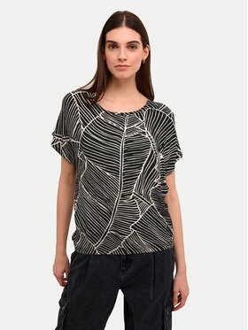 Kaffe Kaffe T-Shirt Amber 10508257 Czarny Relaxed Fit