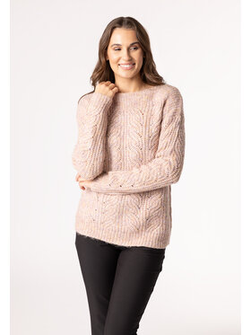 QUIOSQUE QUIOSQUE Sweter QUIOSQUE 6RS011530 Różowy Regular Fit