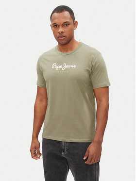 Pepe Jeans Pepe Jeans T-shirt Eggo N PM508208 Verde Regular Fit