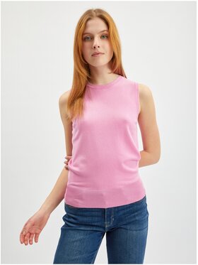 Orsay Orsay Top 507416-353000__L Różowy Regular Fit