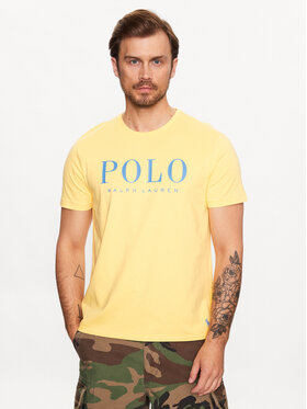Polo Ralph Lauren Polo Ralph Lauren T-Shirt 710860829010 Żółty Custom Slim Fit