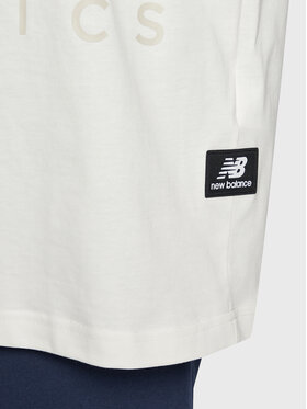 New Balance T-shirt Unisex Athletics UT23505 Écru Oversize