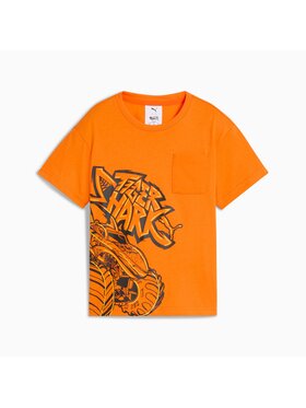 Puma Puma T-Shirt 632401 Pomarańczowy Regular Fit