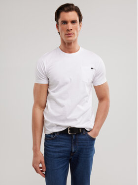 BIG STAR BIG STAR T-Shirt CARBON Biały Basic Fit