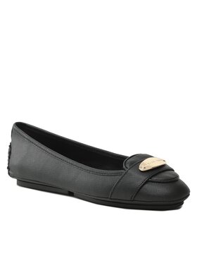 MICHAEL Michael Kors MICHAEL Michael Kors Ballerinas Mk Plate Moc 40R3MKFR1L Schwarz