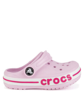 Crocs Crocs Klapki BAYABAND CLOG T 207018-6TG Różowy