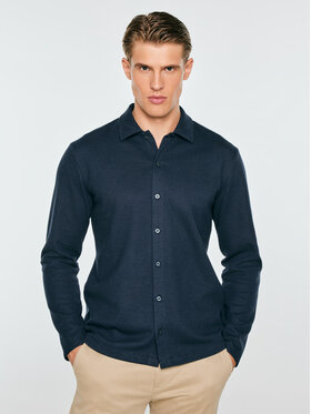 BIG STAR BIG STAR Bluza LISSER Granatowy Basic Fit