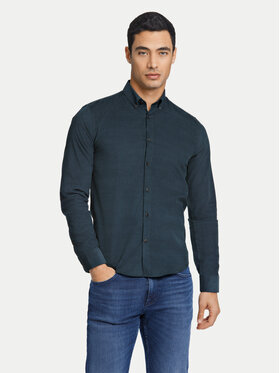 Lindbergh Lindbergh Košile 30-203248A Zelená Relaxed Fit