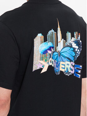 Converse T-shirt City Butterfly 10024616-A02 Crna Regular Fit