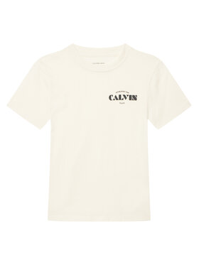 Calvin Klein Jeans Calvin Klein Jeans Póló Small Chest LVCKTJA40B Fehér Regular Fit