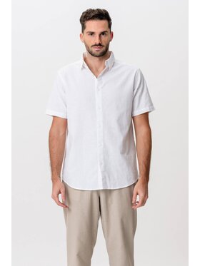 TeeShoppen TeeShoppen Koszula 'Basic Collection' Biały Regular Fit