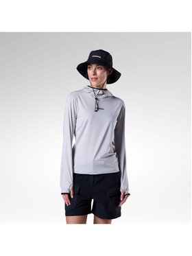 Rossignol Rossignol Bluza techniczna W Westweg Sun Hoodie Szary jasny Regular Fit