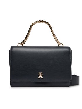 Tommy Hilfiger Tommy Hilfiger Handtasche Th Refined Med Crossover AW0AW15725 Dunkelblau