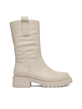 Simple Simple Īsie zābaki SL-26-02-000036 Bēšs