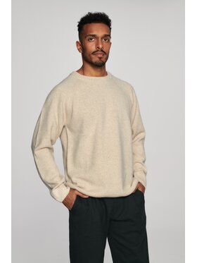 B SIDES B SIDES Sweter DARWIN Écru Regular Fit