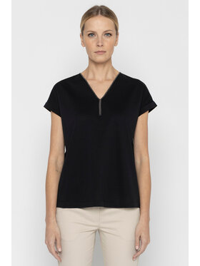 Deni Cler Milano Deni Cler Milano T-Shirt T-DC-1222-C2-10-90-1 Czarny Regular Fit