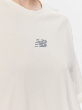 New Balance T-shirt WT31511 Bež Oversize