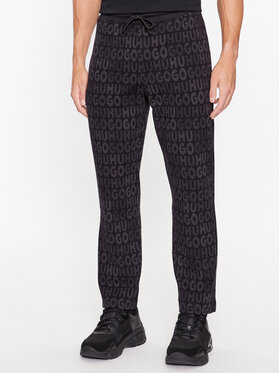 HUGO Hugo Teplákové nohavice Dleets 50496635 Čierna Regular Fit